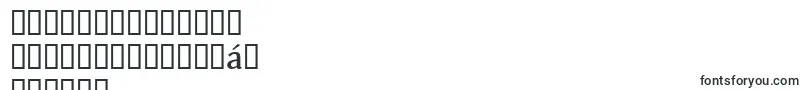 フォントMementoSemibold – ビルマ語の文字