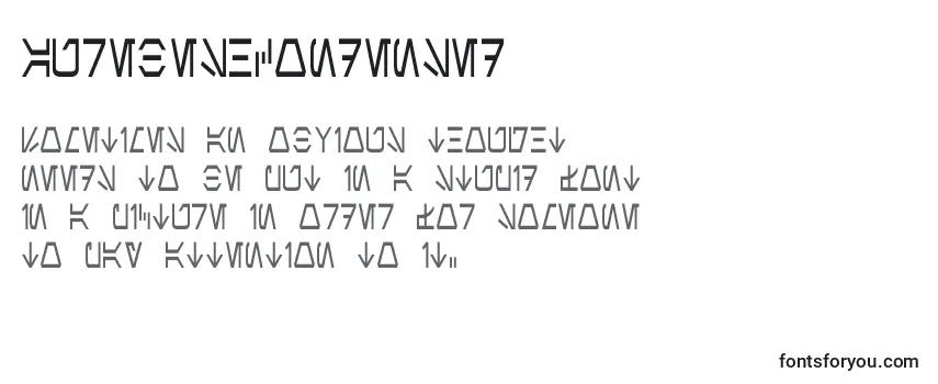 Обзор шрифта AurebeshCondensed