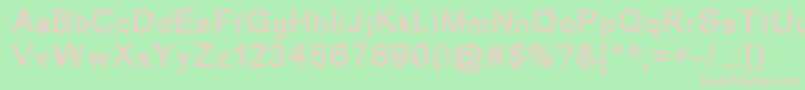 Aciddreamer Font – Pink Fonts on Green Background