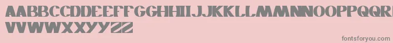 Monochrome Font – Gray Fonts on Pink Background