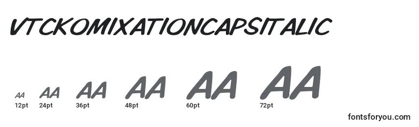 Vtckomixationcapsitalic Font Sizes