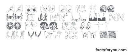 Review of the Animalinitials Font