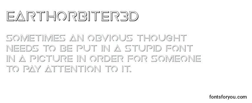 Earthorbiter3D Font
