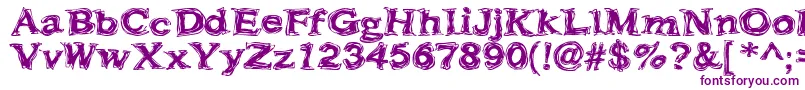 Frazzle Font – Purple Fonts