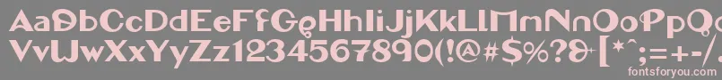 fuente Linotypemarcusan – Fuentes Rosadas Sobre Fondo Gris