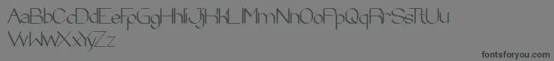 ZebraCross Font – Black Fonts on Gray Background