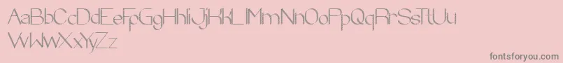 ZebraCross Font – Gray Fonts on Pink Background