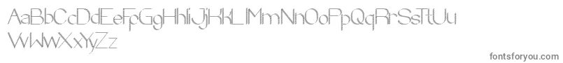 ZebraCross Font – Gray Fonts on White Background