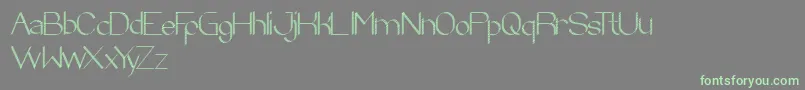 ZebraCross Font – Green Fonts on Gray Background