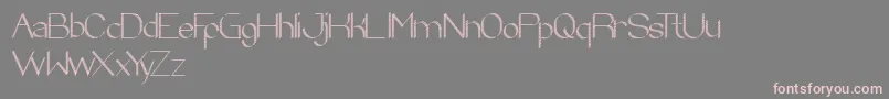 ZebraCross Font – Pink Fonts on Gray Background