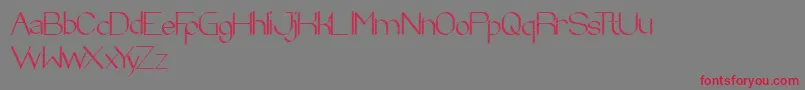 ZebraCross Font – Red Fonts on Gray Background