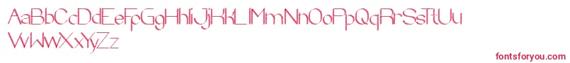 ZebraCross Font – Red Fonts on White Background