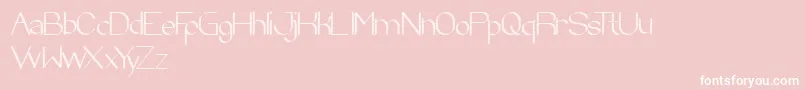ZebraCross Font – White Fonts on Pink Background