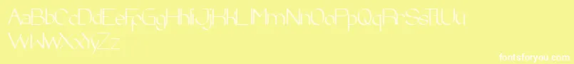 ZebraCross Font – White Fonts on Yellow Background