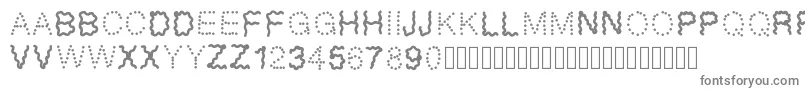 Funny-Schriftart – Graue Schriften