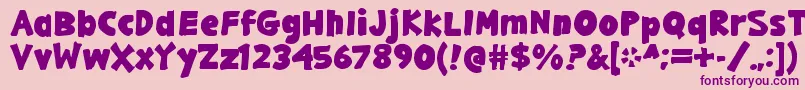 Lisätietoja GargleExBd-fontista GargleExBd-fontti – violetit fontit vaaleanpunaisella taustalla