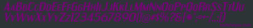 Weitere Informationen zur EngebrechtreExBdIt-Schriftart EngebrechtreExBdIt-Schriftart – Violette Schriften auf schwarzem Hintergrund