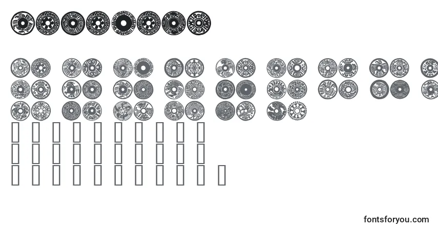 Malacate Font – alphabet, numbers, special characters