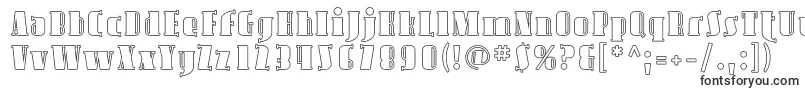 Шрифт AvondaleOutline – контурные шрифты