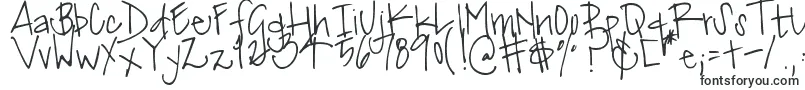 DjbMissJinkieVanPelt-fontti – Fontit ohjelmille, sovelluksille, käyttöjärjestelmille