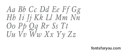 MyslnarrowcItalic Font