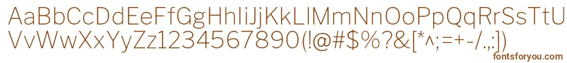 LibrefranklinThin Font – Brown Fonts