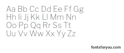LibrefranklinThin Font