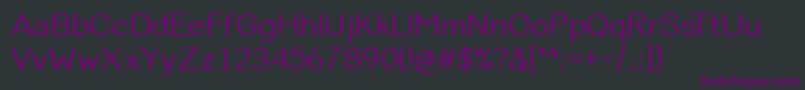 ViolinaRegular Font – Purple Fonts on Black Background