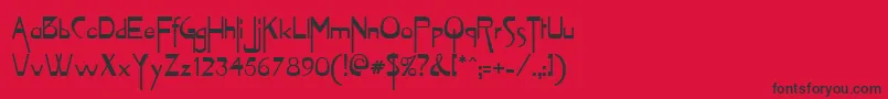 More about VioletteRegular Font VioletteRegular Font – Black Fonts on Red Background