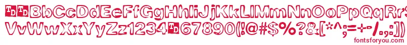 RingOFireTrialVersion Font – Red Fonts on White Background