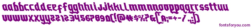 Empirecrownleft Font – Purple Fonts on White Background