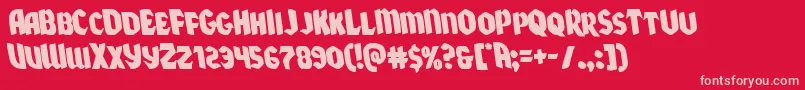 En savoir plus sur la police Xmasxpressleft Police Xmasxpressleft – polices roses sur fond rouge