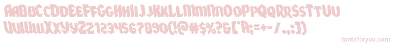 Xmasxpressleft Font – Pink Fonts on White Background