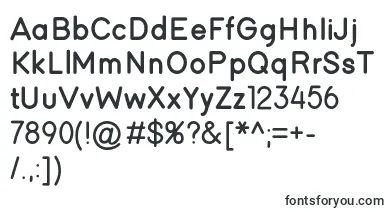  Roung font
