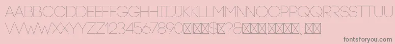 CodeLight Font – Gray Fonts on Pink Background