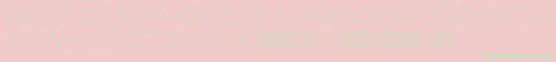 CodeLight Font – Green Fonts on Pink Background