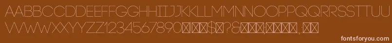 CodeLight Font – Pink Fonts on Brown Background