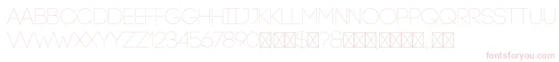 CodeLight Font – Pink Fonts on White Background