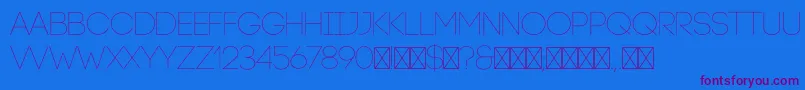 CodeLight-Schriftart – Violette Schriften auf blauem Hintergrund
