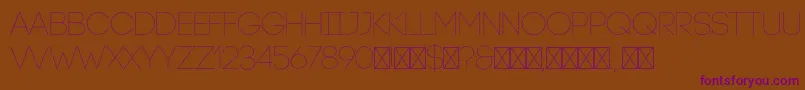 CodeLight-Schriftart – Violette Schriften auf braunem Hintergrund