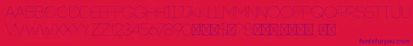 CodeLight-Schriftart – Violette Schriften auf rotem Hintergrund
