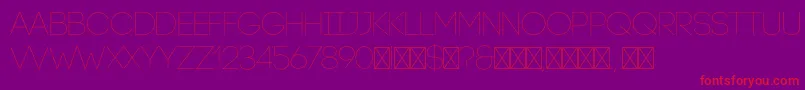 CodeLight-Schriftart – Rote Schriften auf violettem Hintergrund