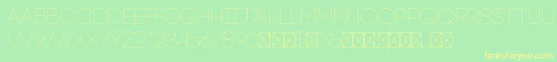 CodeLight Font – Yellow Fonts on Green Background
