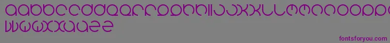 Henderson Font – Purple Fonts on Gray Background
