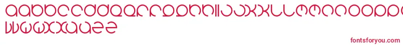 Henderson Font – Red Fonts on White Background