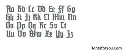 Schriftart Typographertexturunz1Bold