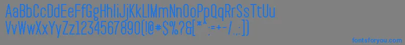 PaktBold Font – Blue Fonts on Gray Background