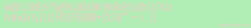 PaktBold Font – Pink Fonts on Green Background