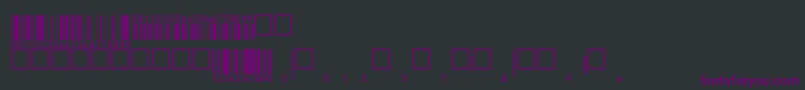 Eanbwrp36ttNormal Font – Purple Fonts on Black Background