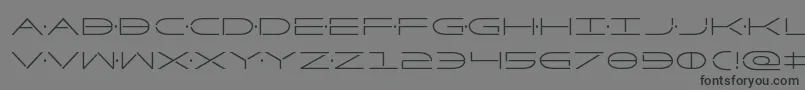 Factorcond-Schriftart – Schwarze Schriften auf grauem Hintergrund